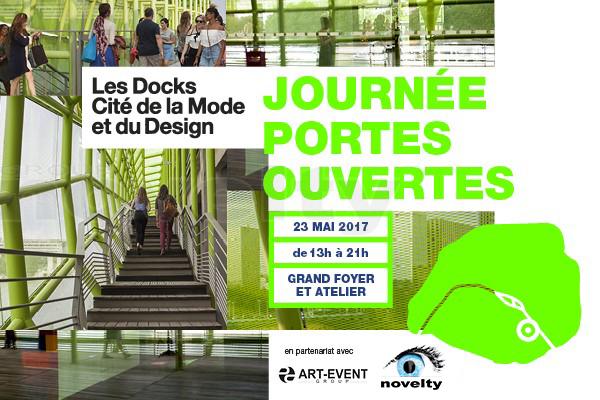 Visuel NOVELTY partenaire des Portes Ouvertes de la Cité de la Mode et du Design | Mardi 23.05.17 